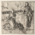 Christ Appearing to the Magdalen by Martin Schongauer (German, c. 1450–1491) - Classic Art canvas print