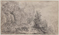 Mountainous Landscape by Nicolaes Berchem (Dutch, 1620–1683) - Classic Painting canvas print