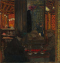 At the Caf by Édouard Vuillard (French, 1868–1940) - Classic Art canvas print