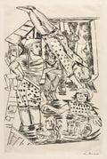 Women's Bath by Max Beckmann (German, 1884–1950) - Classic Painting canvas print