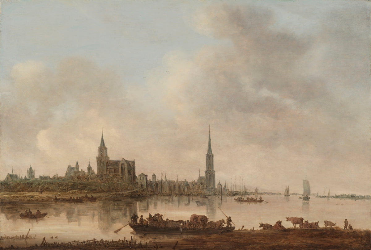 View of Emmerich by Jan van Goyen (Dutch, 1596–1656) - Classic Art canvas print