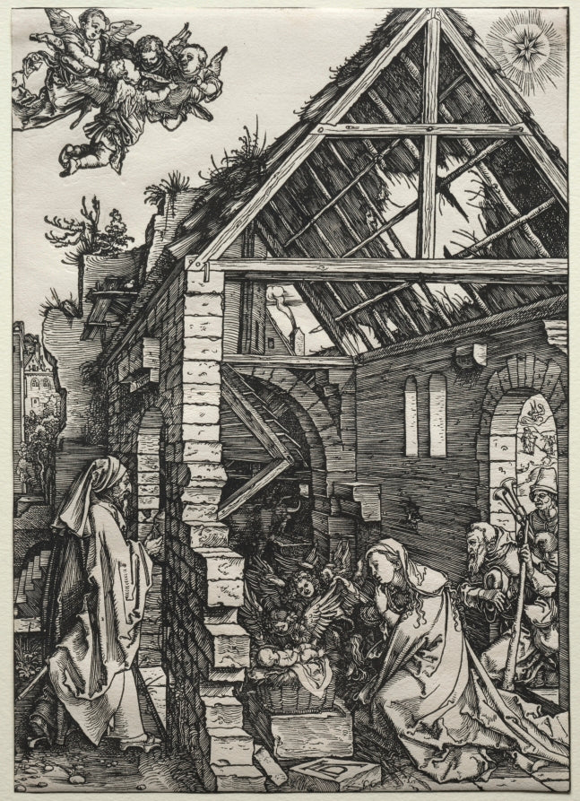 The Nativity by Albrecht Dürer (German, 1471–1528) - Classic Painting canvas print