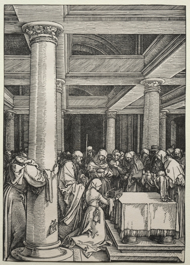 The Presentation of Christ in the Temple by Albrecht Dürer (German, 1471–1528) - Classic Painting canvas print