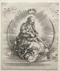 The Virgin on a Crescent by Albrecht Dürer (German, 1471–1528) - Classic Painting canvas print