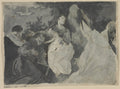 Madonna and Child with Saints by Giuseppe Bazzani (Italian, 1690–1769) - Classic Painting canvas print