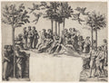 Apollo on Parnassus by Marcantonio Raimondi (Italian, 1470/82–1527/34) - Classic Art canvas print