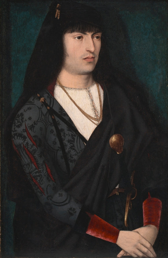 Portrait of a Man by  - Classic Art canvas print