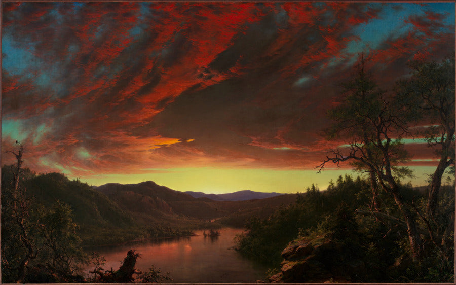 Twilight in the Wilderness by Frederic Edwin Church (American, 1826–1900) - Classic Art canvas print