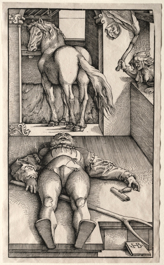 The Bewitched Groom by Hans Baldung (German, 1484/85–1545) - Classic Art canvas print