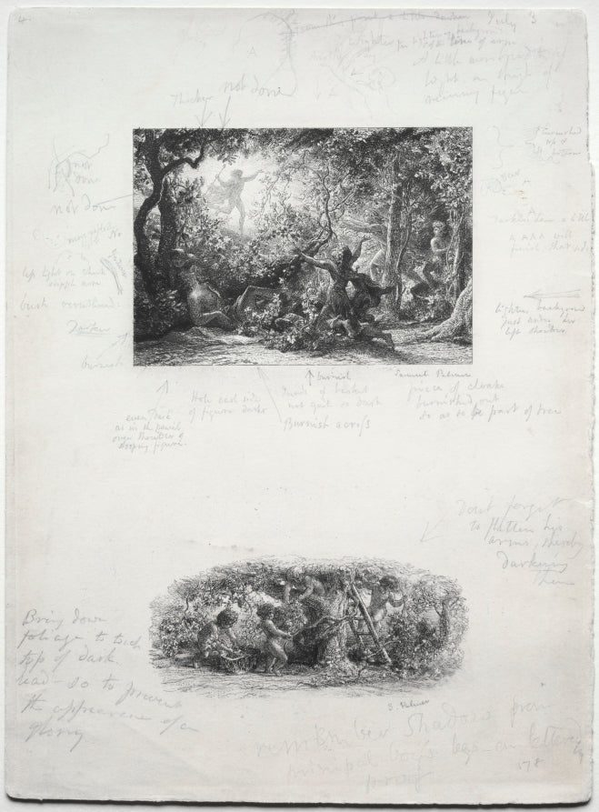 The Vine by Samuel Palmer (British, 1805–1881) - Classic Painting canvas print