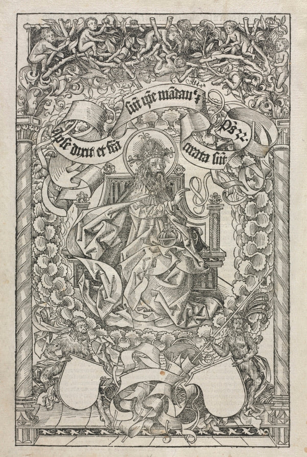 The Emblem by Michael Wolgemut (German, 1434–1519) - Classic Painting canvas print