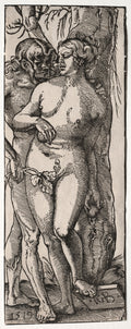 Adam and Eve by Hans Baldung (German, 1484/85–1545) - Classic Painting canvas print