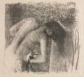 After the Bath Large Version by Edgar Degas (French, 1834–1917) - Impressionist canvas print