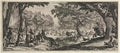 The Large Hunt by Jacques Callot (French, 1592–1635) - Classic Painting canvas print