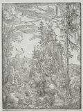 St. George and the Dragon by Wolfgang Huber (Austrian, 1490–1553) - Classic Art canvas print