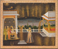 Royal Women Celebrating Diwali by  - Classic Art canvas print