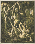Hercules and Cacus by Hendrick Goltzius (Dutch, 1558–1617) - Classic Painting canvas print