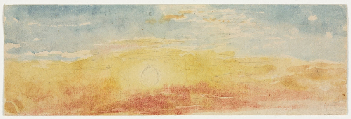 Cloud Study by Anonymous - Classic Painting canvas print