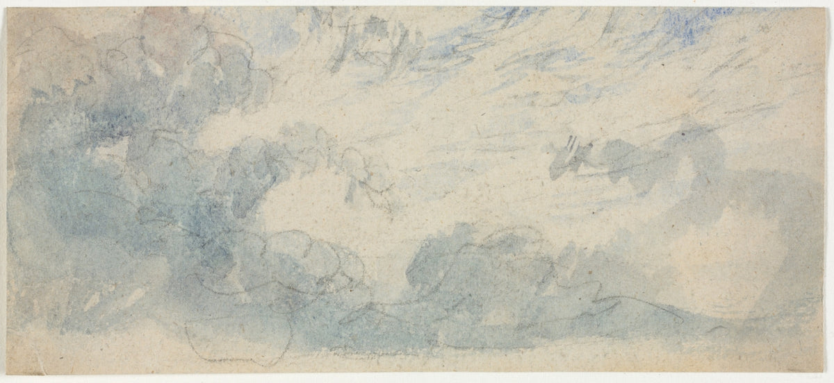 Cloud Study by Anonymous - Classic Painting canvas print