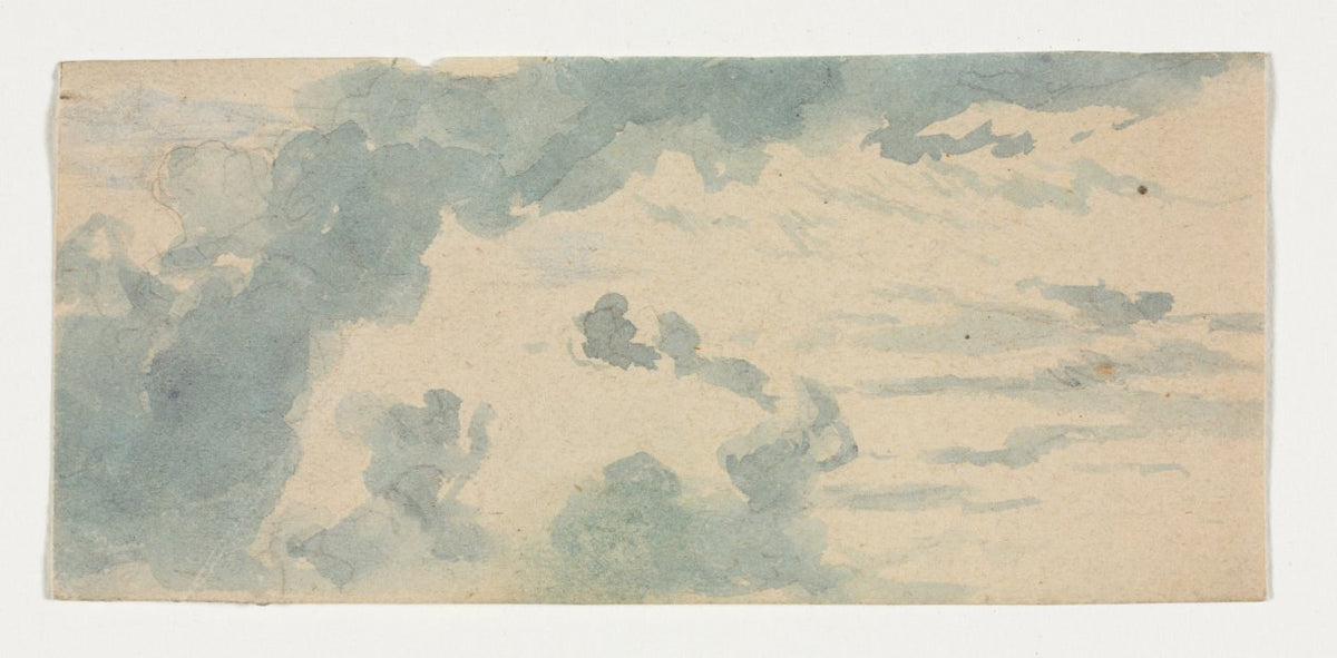 Cloud Study by Anonymous - Classic Painting canvas print