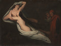 Dante and Virgil Meeting the Shades of Francesca da Rimini and Paolo by Ary Scheffer (Dutch, 1795–1858) - Classic Art canvas print
