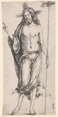 The Risen Christ by Jacopo de' Barbari (Italian, c. 1460/70–c. 1516) - Classic Art canvas print