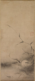Fish and Seaweed by Rinkyo (Japanese) - Classic Art canvas print