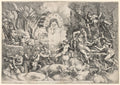The Death of Procris by Giorgio Ghisi (Italian, 1520–1582) - Classic Painting canvas print