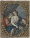 Vertumnus and Pomona by Jean François Janinet (French, 1752–1814) - Classic Painting canvas print