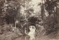 View of the Small Grotto toward the Deer Pond, Bois de Boulogne by Charles Marville (French, 1813–1879) - Classic Art canvas print