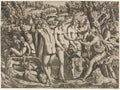 The Judgment of Paris by Jean Mignon (French, active c. 1535–55) - Classic Painting canvas print