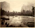 Valley of the Yosemite, from Rocky Ford by Eadweard J. Muybridge (American, 1830–1904) - Classic Art canvas print