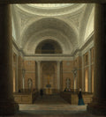 The Slotskirken of Christiansborg, Copenhagen by Heinrich Hansen (Danish, 1821–1890) - Classic Art canvas print