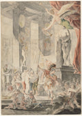 Ut Pictura Poesis by Charles-François Hutin (French, 1715–1776) - Classic Painting canvas print