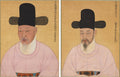 Portraits of Cho Hyun-myeong and Cho Jae-ho by  - Classic Art canvas print