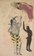 Shiva Bearing Aloft the Body of His Sati by  - Classic Art canvas print