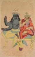 Vishnu and Lakshmi by  - Classic Art canvas print