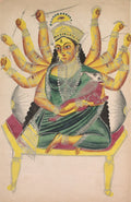 Ganesha-Janani Mother of Ganesh by  - Classic Art canvas print