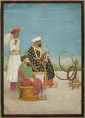 Portrait of Hafiz Abd al-Rahim Khan, from the Fraser Album by  - Classic Art canvas print