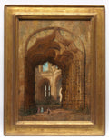 Ruined Church by Adrien Dauzats (French, 1804–1868) - Classic Art canvas print