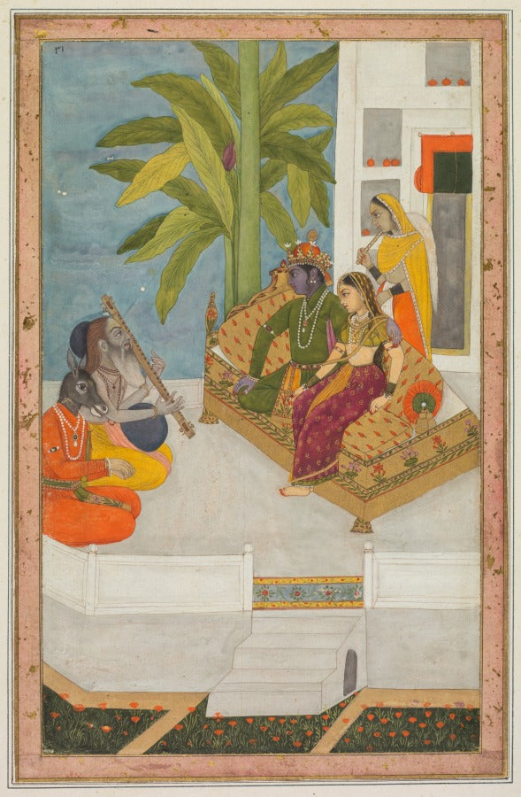 Shri Raga An Illustration from a Ragamala Series by  - Classic Art canvas print