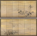 Summer and Winter Landscapes by Kano Naonobu (Japanese, 1607–1650) - Classic Art canvas print