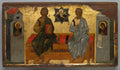 Icon of the New Testament Trinity by  - Classic Art canvas print