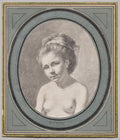 Bust of a Nude Woman by Jacques-Antoine-Marie Lemoine (French, 1751–1824) - Classic Painting canvas print