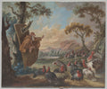 Monkey Preaching to Turkeys by Christophe Huet (French, 1700–1759) - Classic Painting canvas print