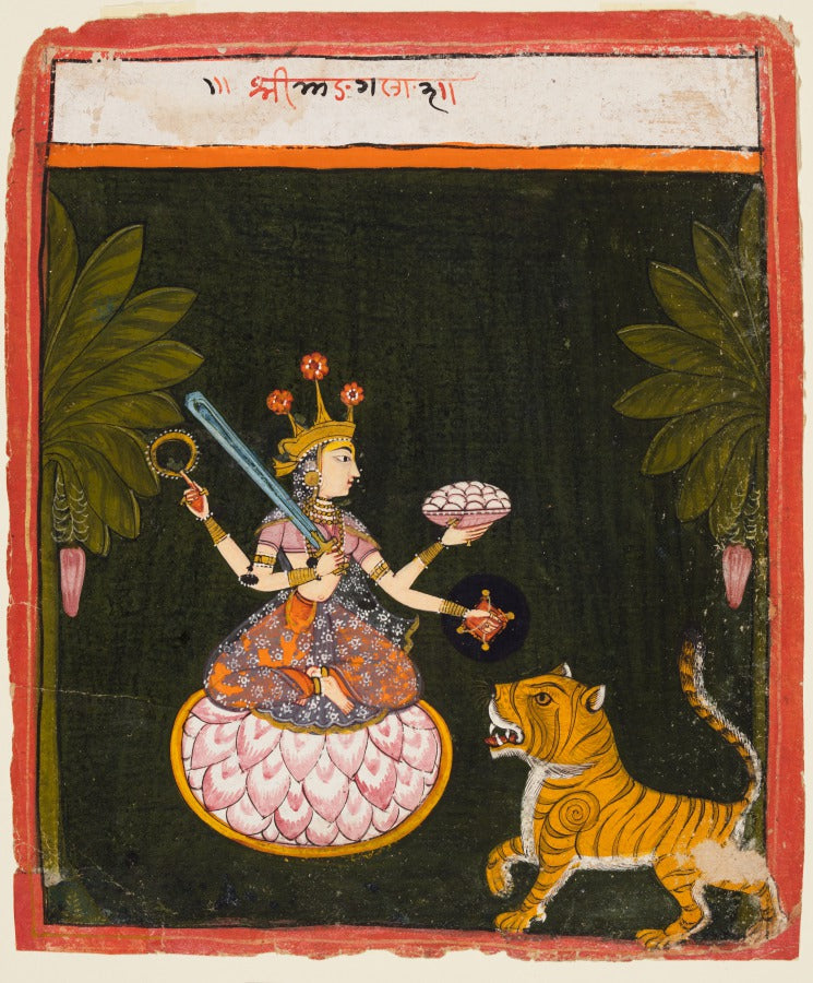 Goddess Mangala, from a Devi Series by  - Classic Art canvas print