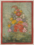 Still Life Bouquet of Flowers Emerging from the Grass by  - Classic Art canvas print