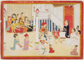 Shvetambara Jain Teacher Giving Instruction by Sahib Ram (Indian, active 1745–1803) - Classic Art canvas print