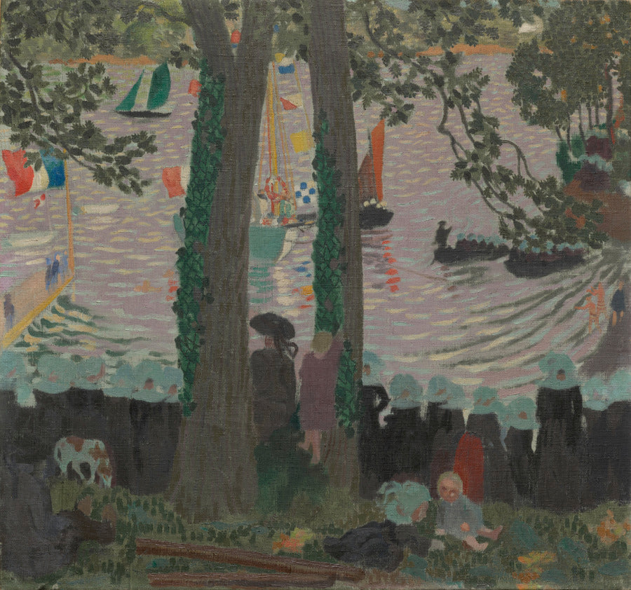 Blessing of a Yacht on the Belon River by Maurice Denis (French, 1870–1943) - Classic Art canvas print