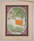Taurus, from a Mandi Astrology Series by Sanju (Indian, active late 1700s–early 1800s) - Classic Art canvas print
